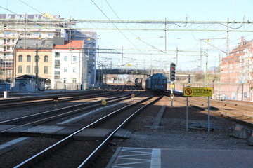 Fototapeta premium train on the move 