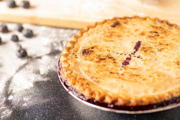 Fresh Blueberry Pie