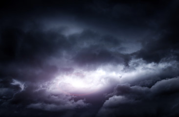 Cloudscape with a Light