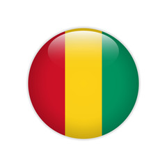 Guinea flag on button