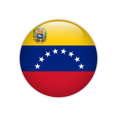 Venezuela flag on button