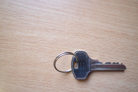 door key on the office desk