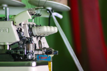 Fototapeta na wymiar sewing machine close up - Image