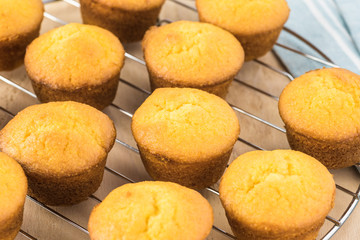 Mini cornbread muffins.
