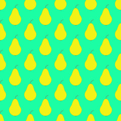Seamless pattern on the green background