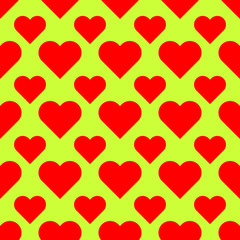 Seamless pattern on the yellow background