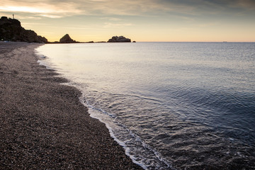sunrise in Almunecar spain