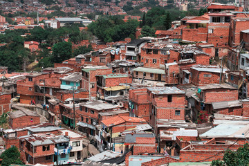 Comuna 13 in Medellin Kolumbien