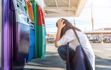 Bad experience for using on atm machine, financial planning, money saving planning.