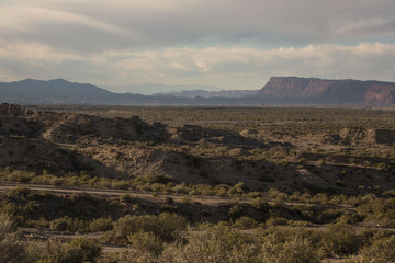 panoramic view of death valley