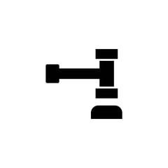 auction glyph vector icon