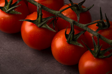 cherry tomatoes closeup