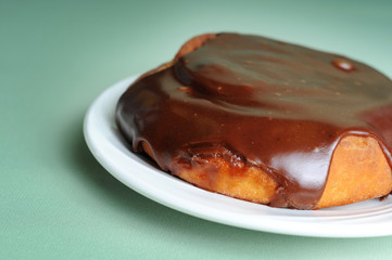 Chocolate-Covered Cinnamon Bun - Bakery Breakfast Food
