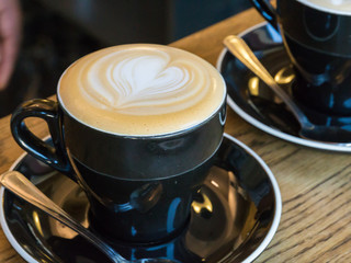 cappuccino flat white latte art