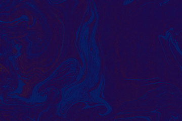 Suminagashi marble texture hand painted with indig