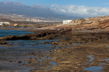 Reportage photography from the island of Tenerife.  Roads, sea and sand.