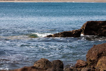 Reportage photography from the island of Tenerife.  Roads, sea and sand.