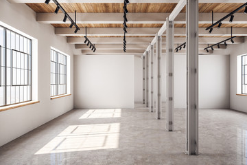 Modern warehouse interior