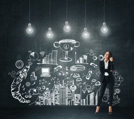 Idea and success concept
