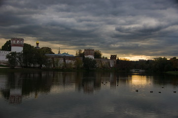 Pond at Novodevichy convent