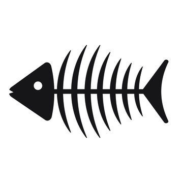 Fish bone icon