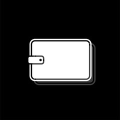 Fototapeta premium Purse icon flat