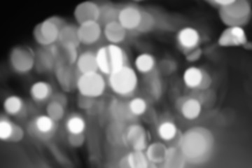  Bright bokeh lights on a dark background, blur