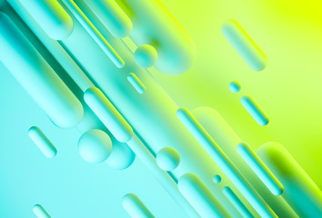 Abstract modern dynamic background. Futuristic 3d illustration.