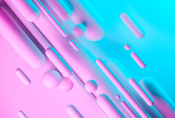 Abstract modern dynamic background. Futuristic 3d illustration.