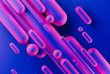 Abstract modern dynamic background. Futuristic 3d illustration.