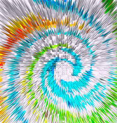 The best floral extrusion background for your design. Floral background abstraction pyramid. Beautiful bright background - illustration. abstract background & texture