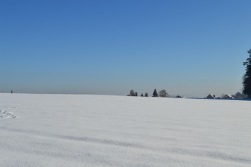 Winter, außerhalb der Stadt