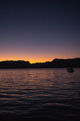Sunset Landscape Bariloche Patagonia Argentina