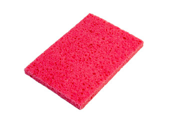 sponges for dishwashing isolated on a white background