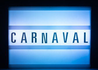 Carnaval em tons de azul