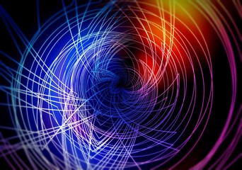 Fototapeta premium colorful star motion background