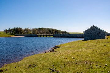 Crowdy Reservoir on Bodmin Moor Cornwall England