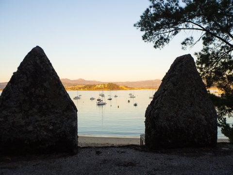 Castillo de Monterreal en Bayona, Pontevedra, verano de 2018