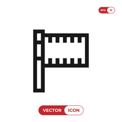 Flag icon vector