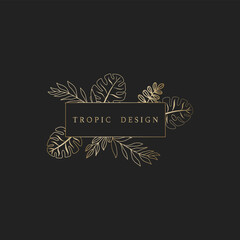 Tropic gold icon template