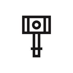Hammer icon vector