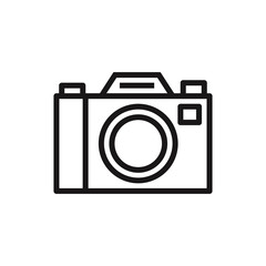 Photo camera icon vector