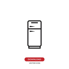 Freezer icon vector