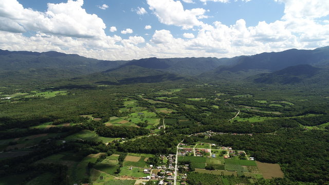 Vista Area em Morretes - Paraná - Brasil