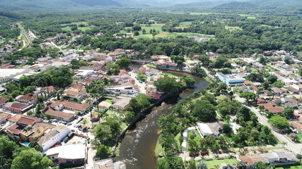 Obraz premium Vista Area em Morretes - Paraná - Brasil