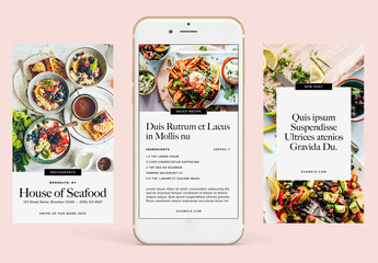 Minimalist Social Stories Layout Set
