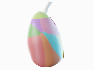 3d rendered illustration of the lung lobes