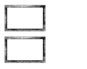 set of vintage frames.frame isolated on white background