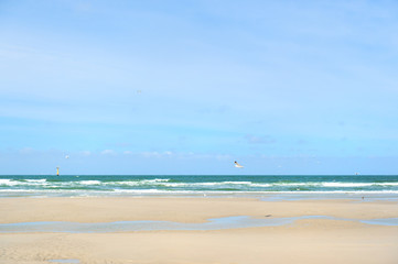 Fototapeta na wymiar Landscape empty beach