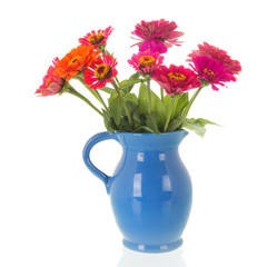 Vase Zinnias from the garden